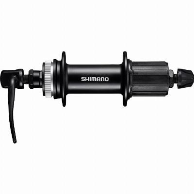 Achternaaf 8/9/10-speed Shimano FH-MT200-B - 36 gaats Center Lock remschijfbevestiging - zwart